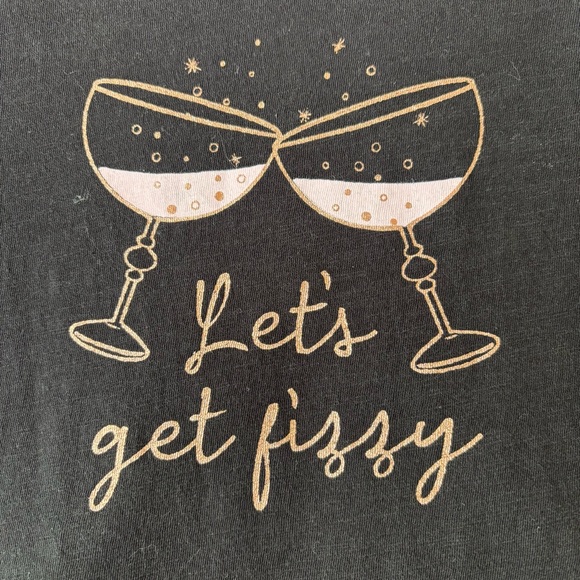 NWT Loft New Years Eve Themed T-shirt, Size Small - Picture 4 of 7